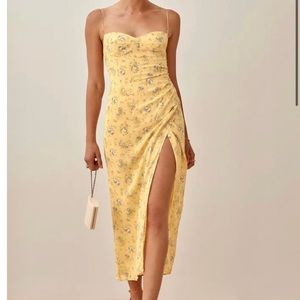 Reformation Kourtney Petites Midi Dress